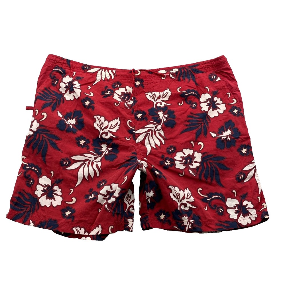 St Johns Bay Board Shorts Men Large Hawaii Swim Trunk Aloha Retro 90s Surf Skate